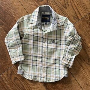 Brooks Brothers boys button down shirt size 12 months